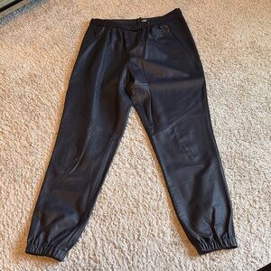 Elie Tahari Sleek Black Track Pants